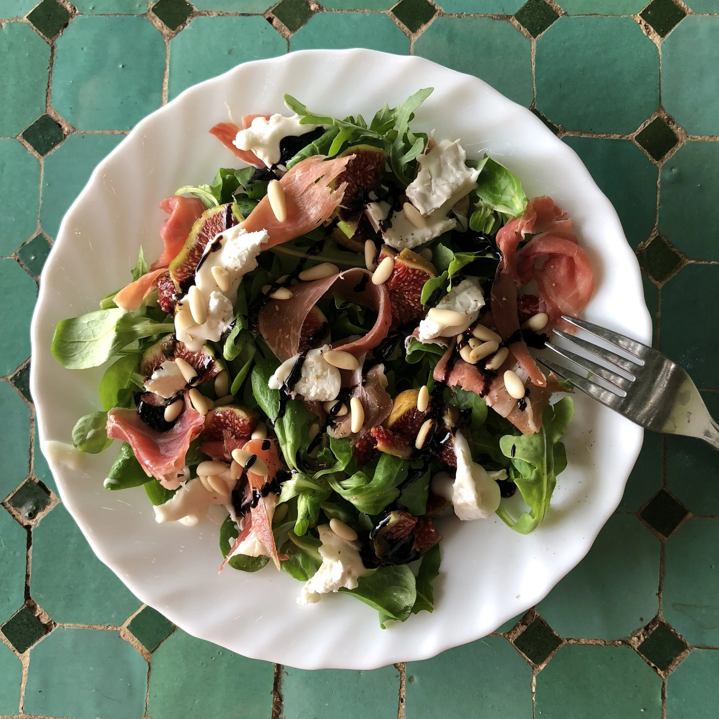 Goats Cheese and Fig Salad Recipe
