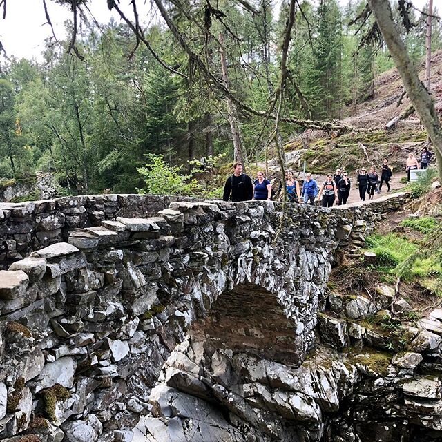 Just 8 weeks to go until our next boot camp in Scotland 🏴󠁧󠁢󠁳󠁣󠁴󠁿 With lovely forest trail walks like this one at the Falls of Bruar we can&rsquo;t wait!