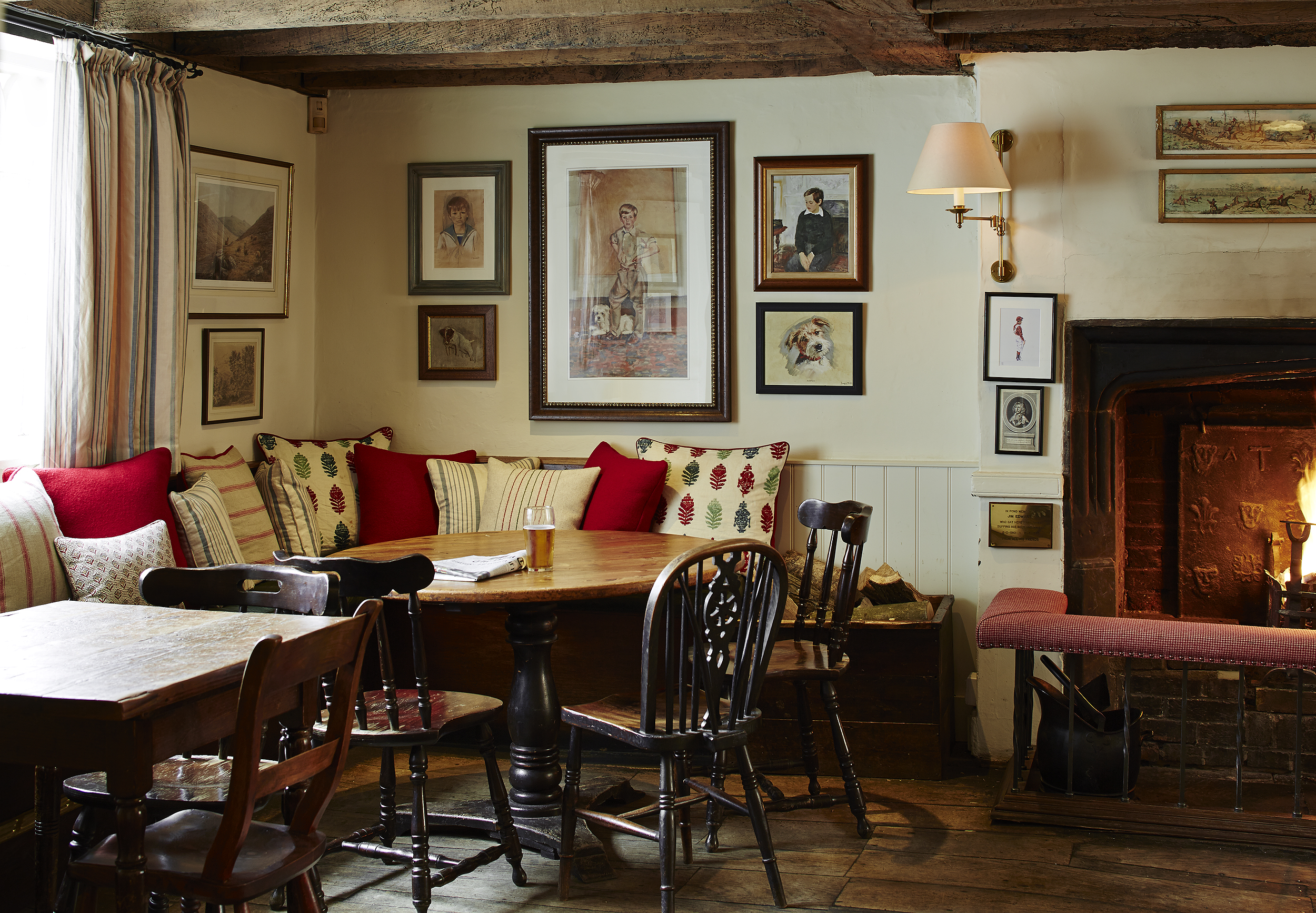 The Dorset Arms, Sussex, UK.  Interior photography by Mike Caldwell