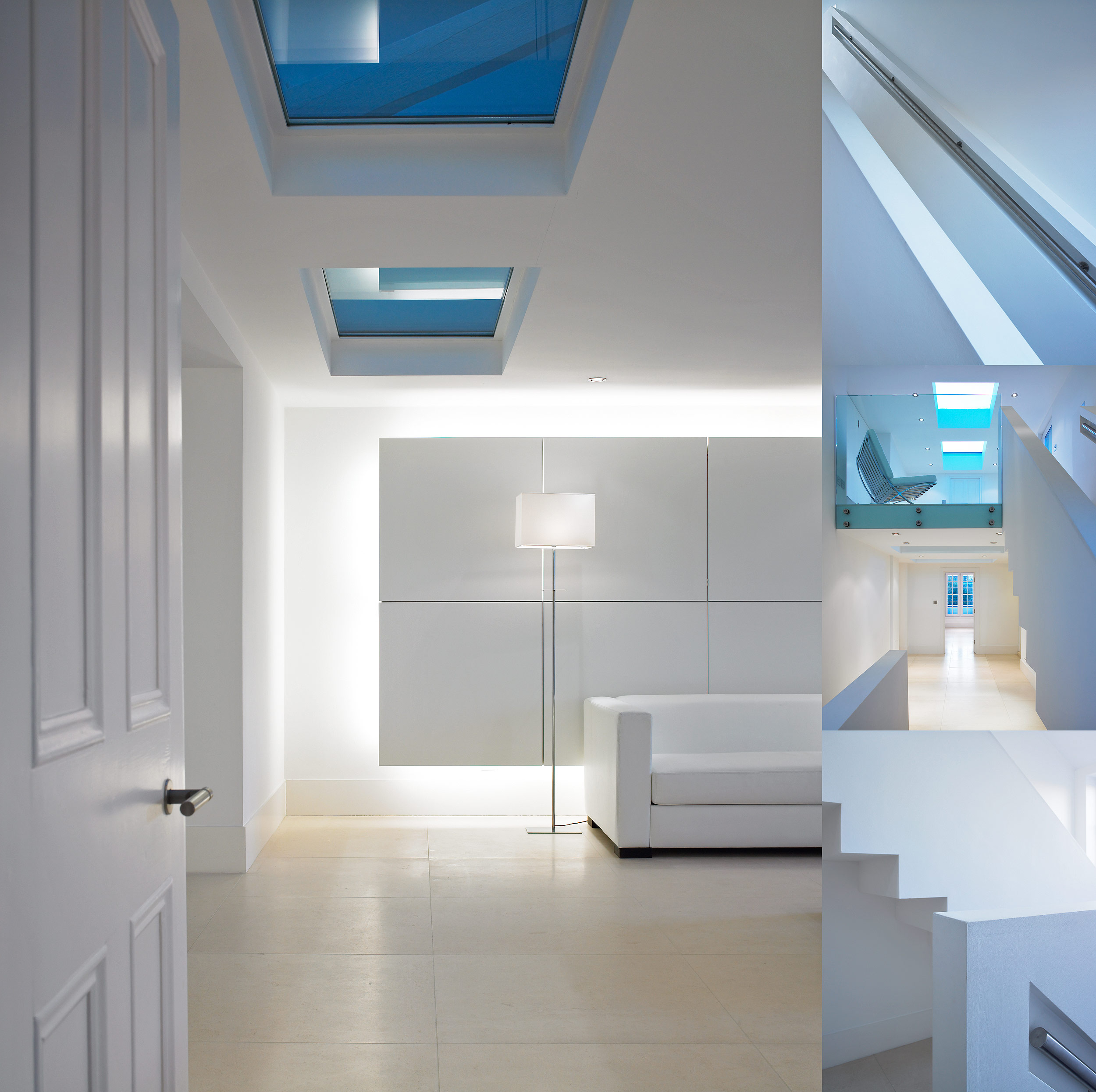 Private residence, Queensgate, London.  Architectural photography by Mike Caldwell 