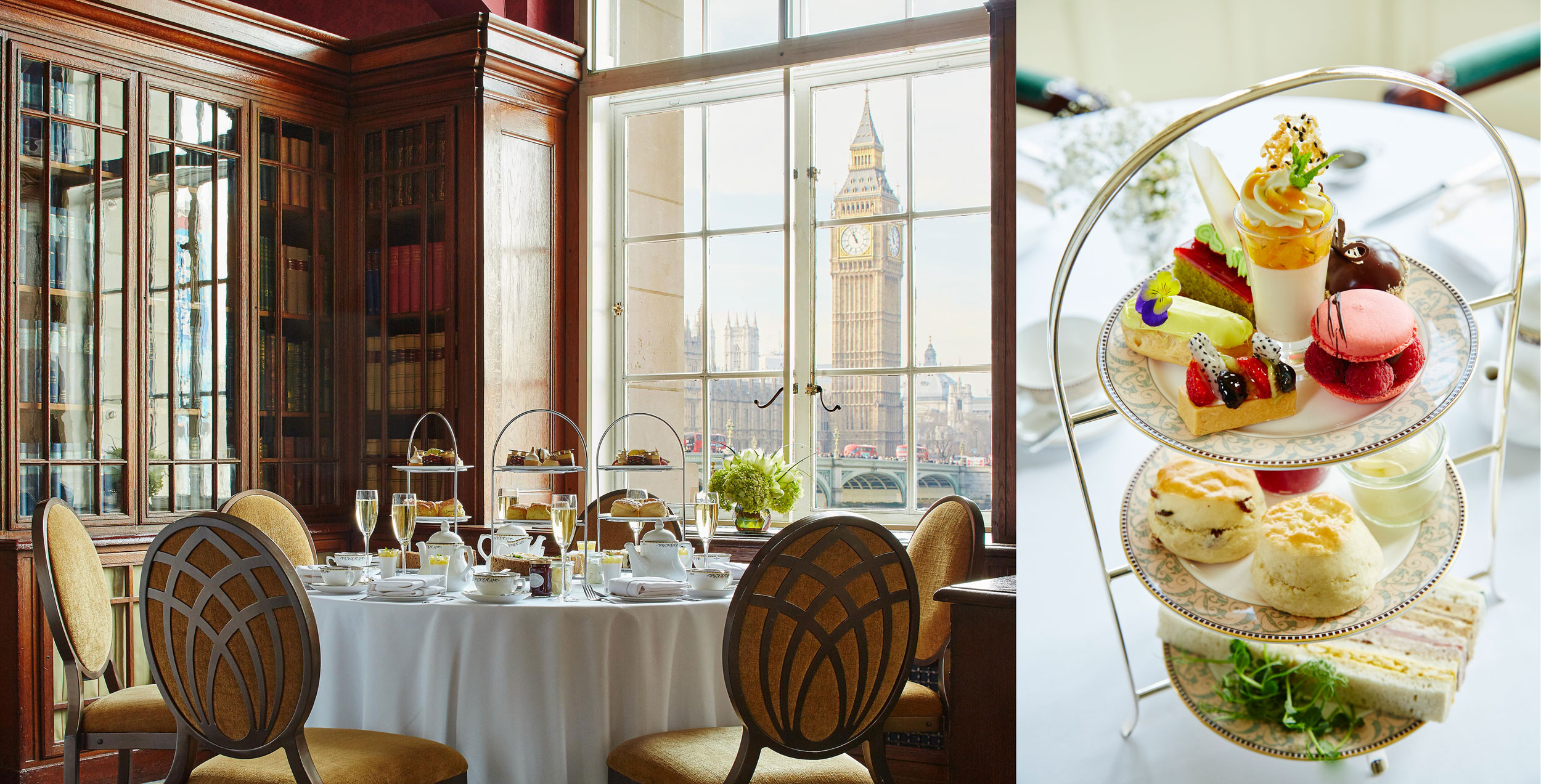 Tea at County Hall, London.  Food photography by Mike Caldwell