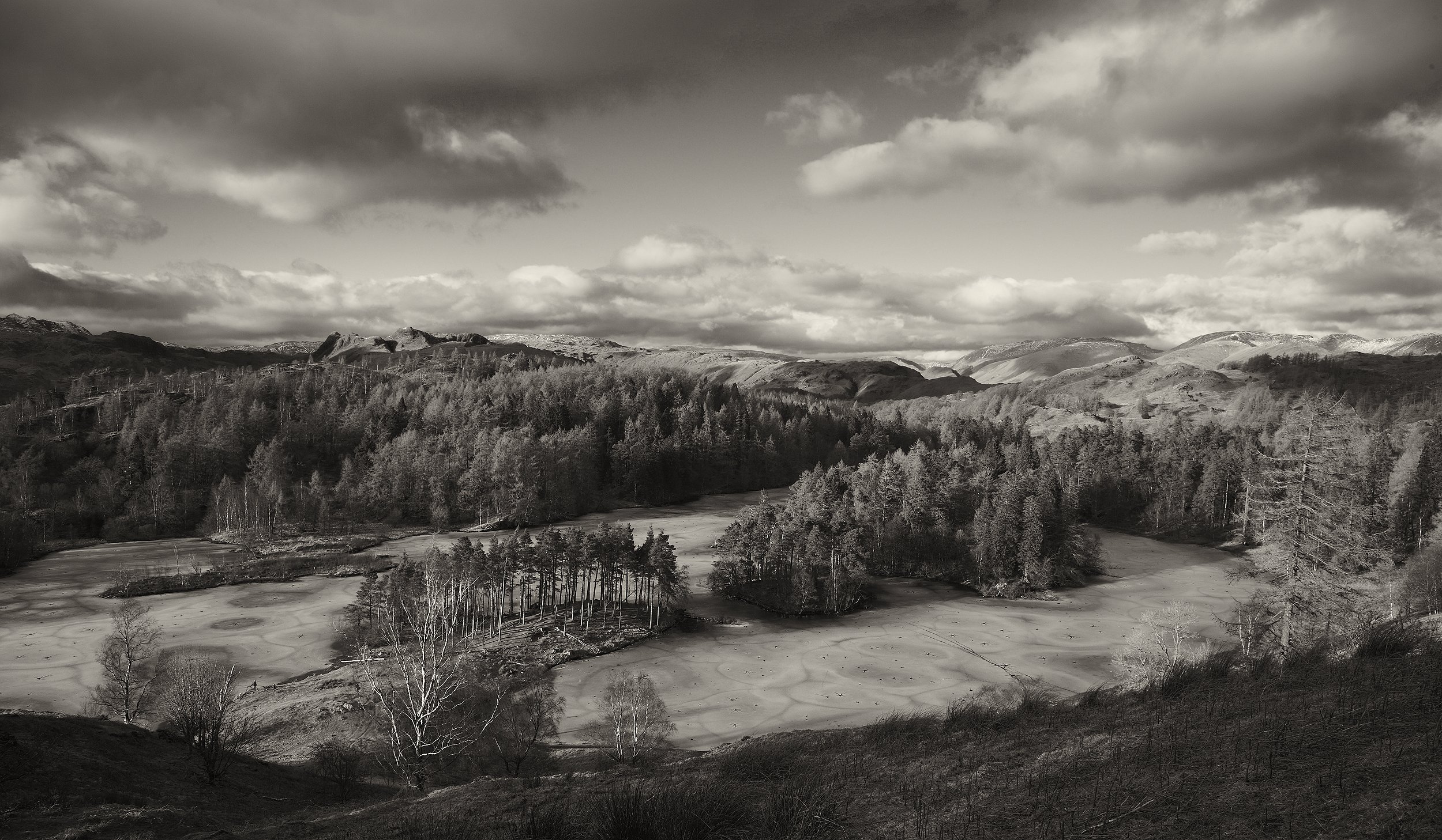 Tarn Hows, Cumbria, UK.  Landscape photography by Mike Caldwell