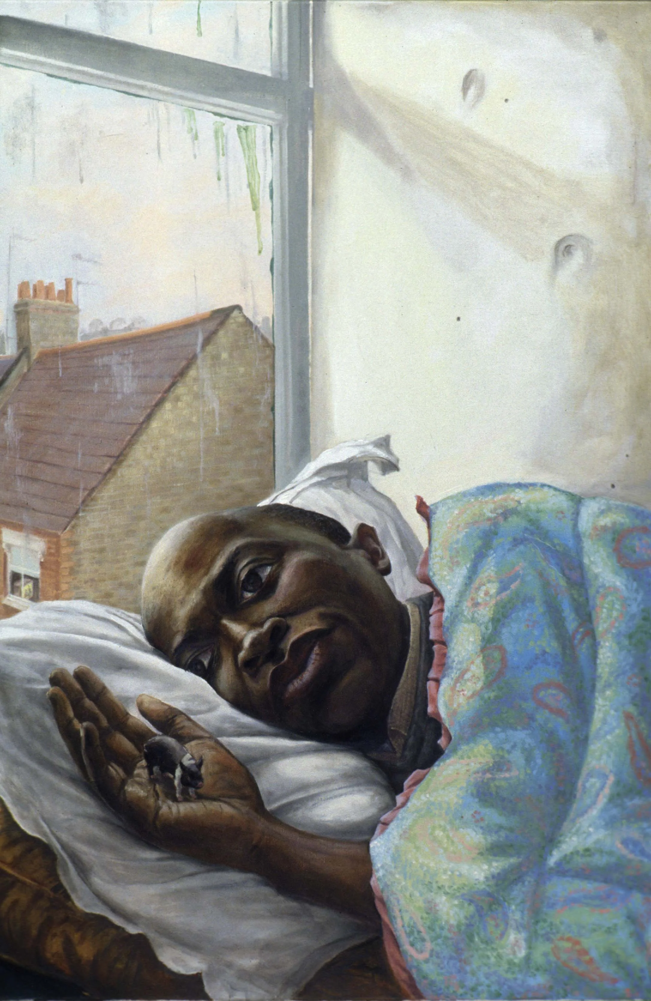 The Man Who Was Legion, April 2003, Oil on linen, 90 x 60 cm