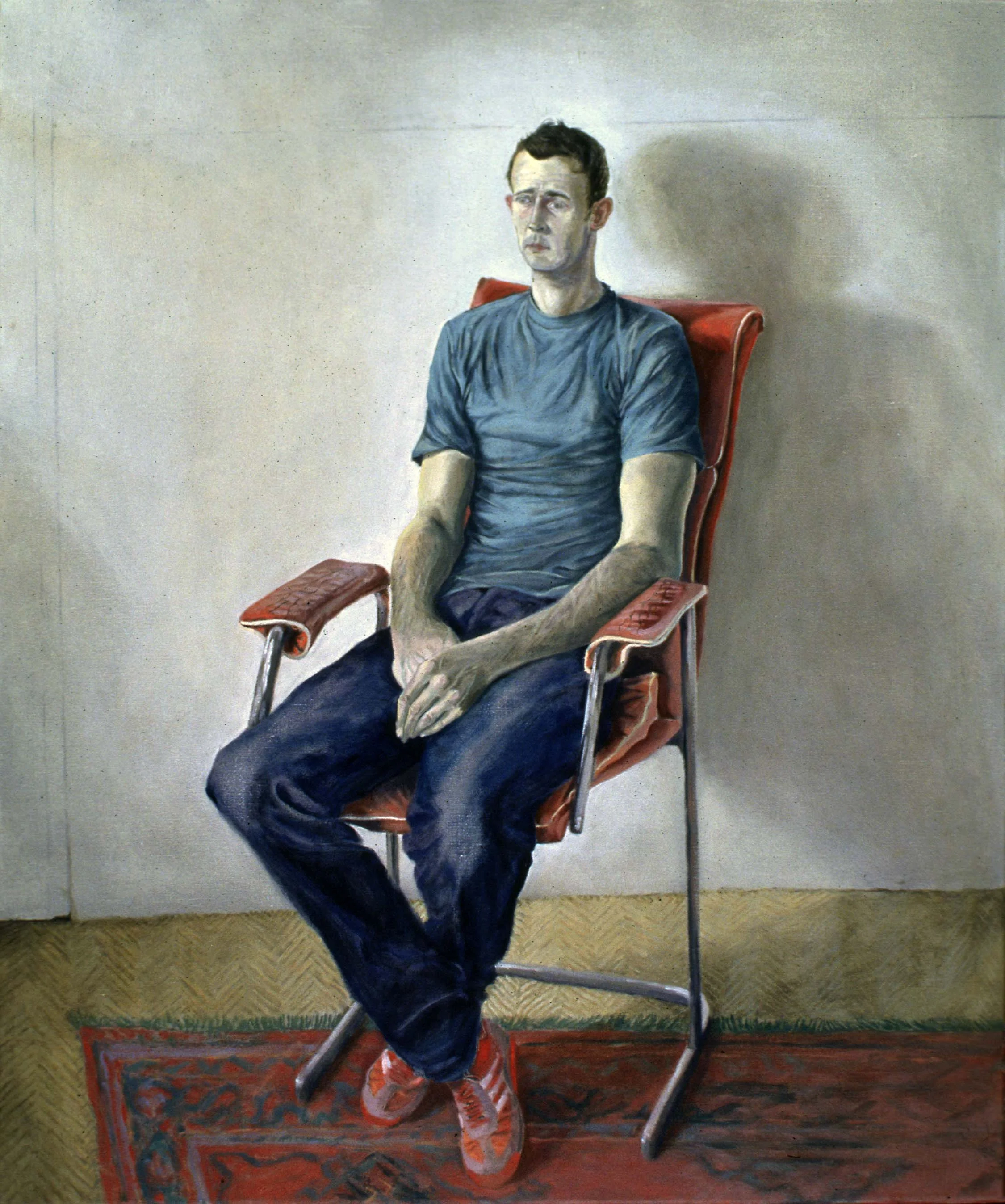 Lazarus Arisen, April 2001, Oil on linen, 66 x 55 cm
