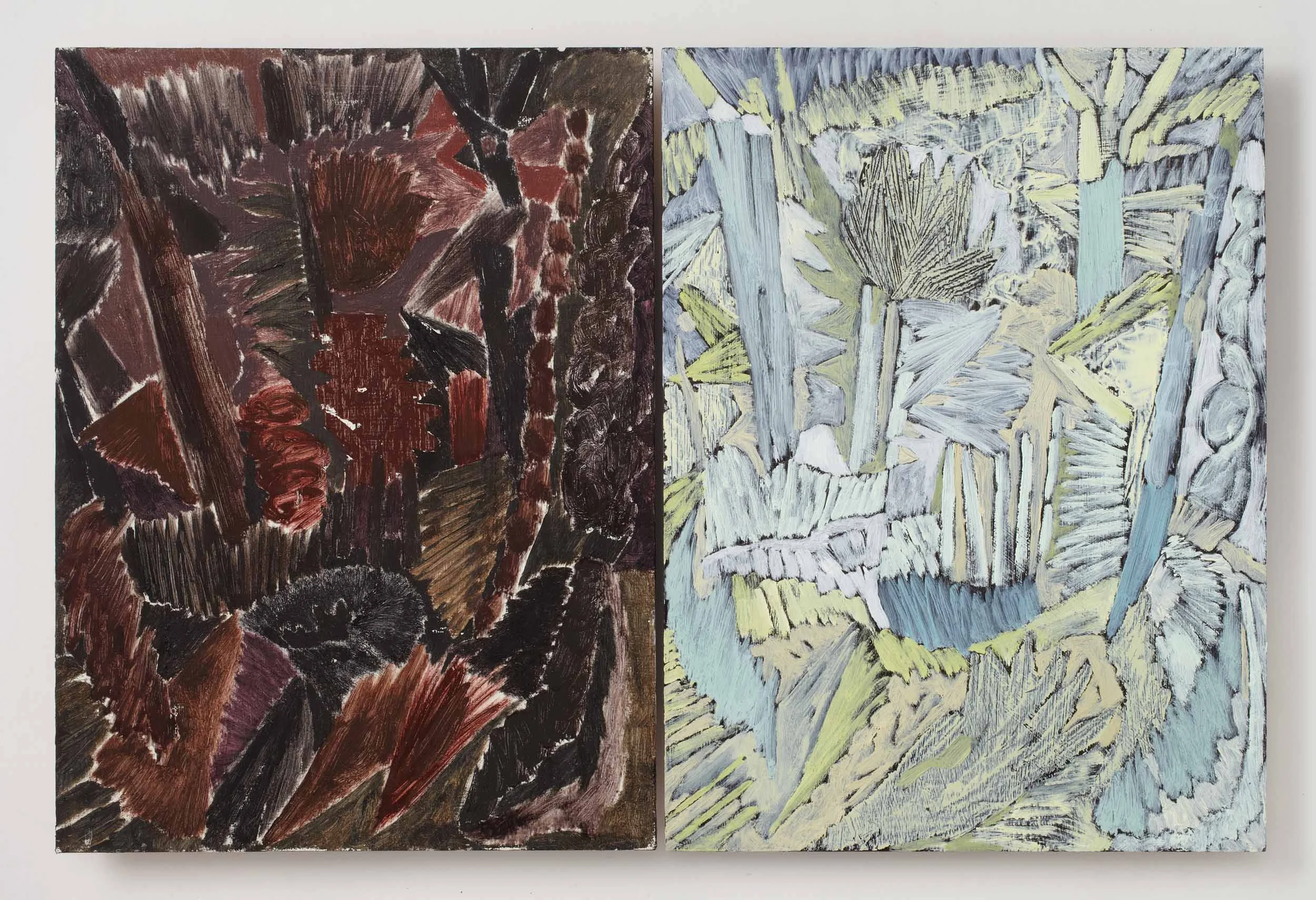 Dazzling Darkness 3, 2013, Oil on wood, 32 x 48 cm