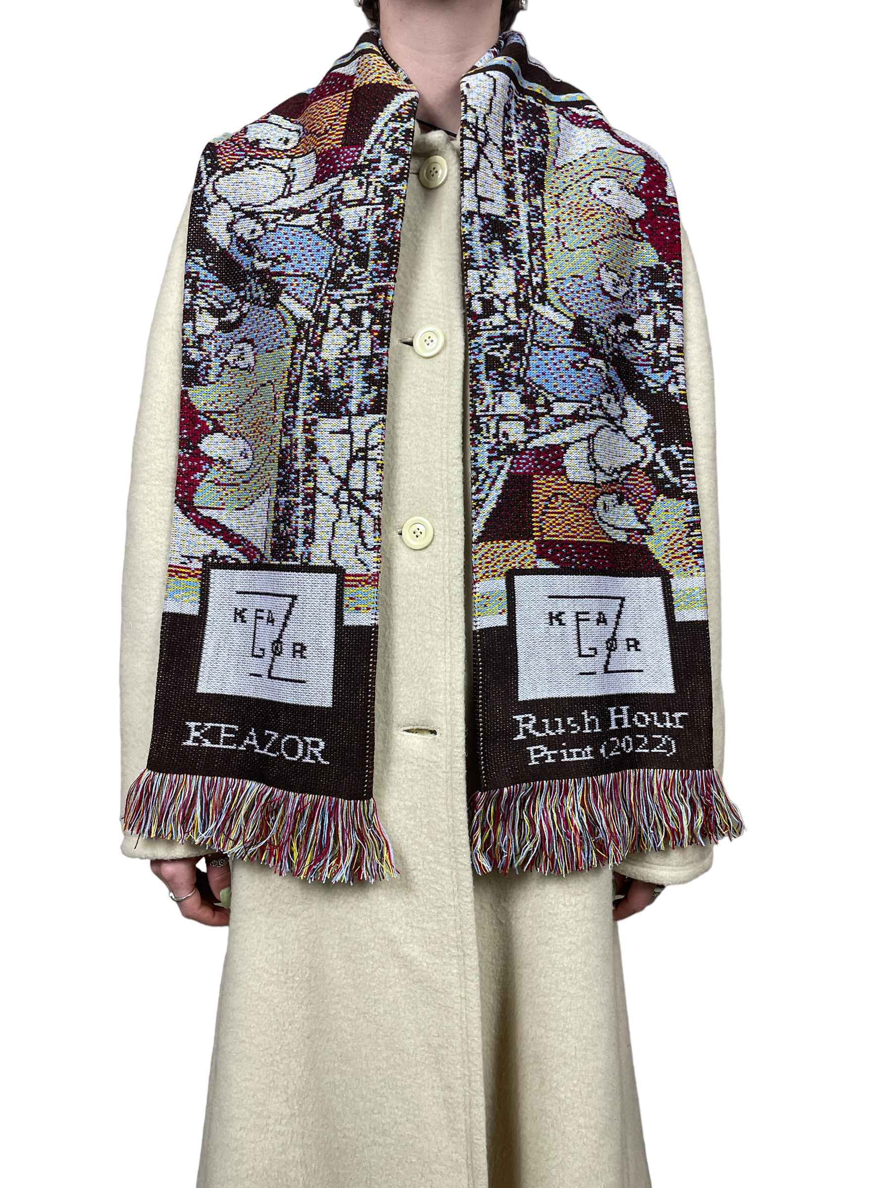 Rush Hour Print Scarf