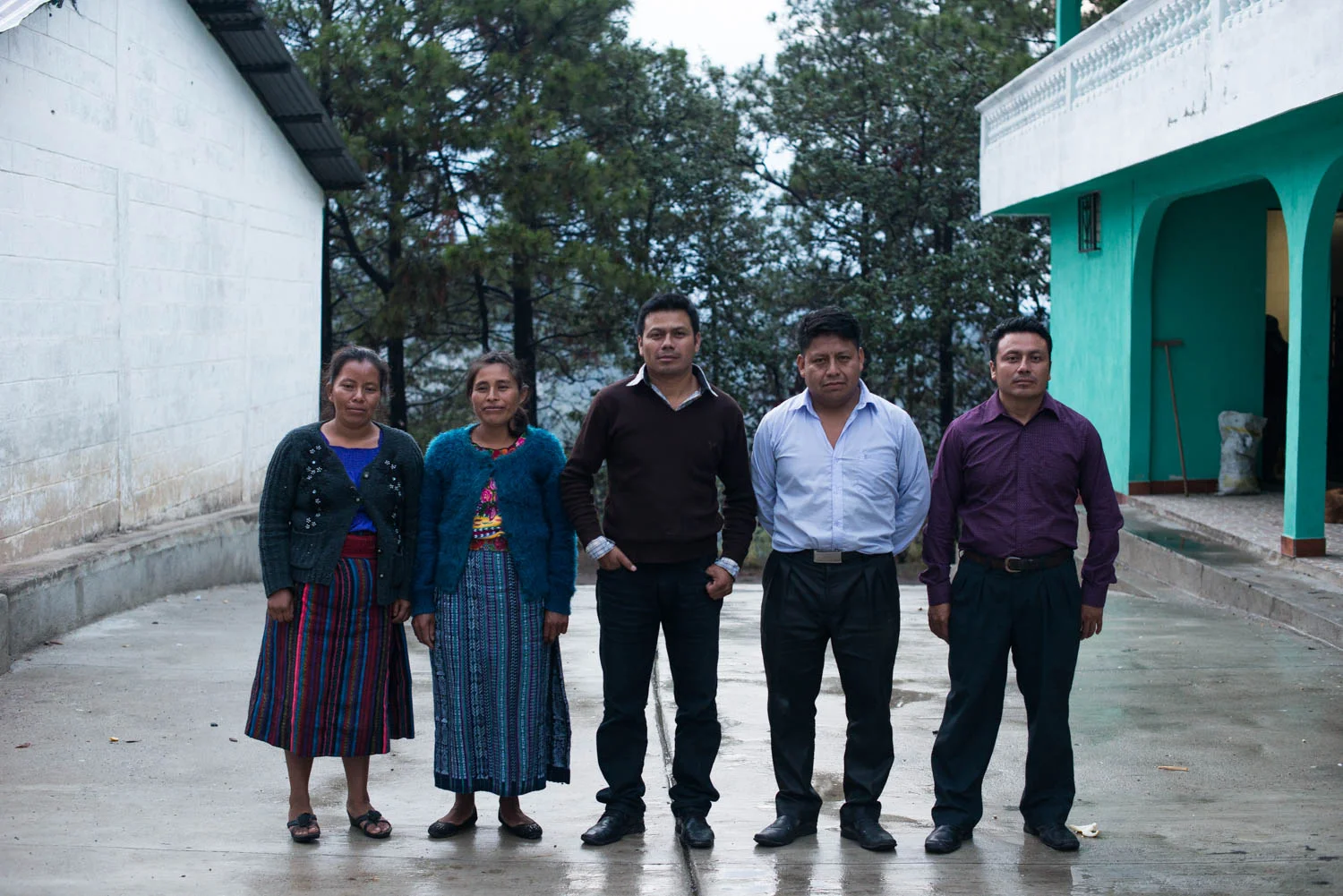 The Committee who fought and achieved their dream of a new school for their children.