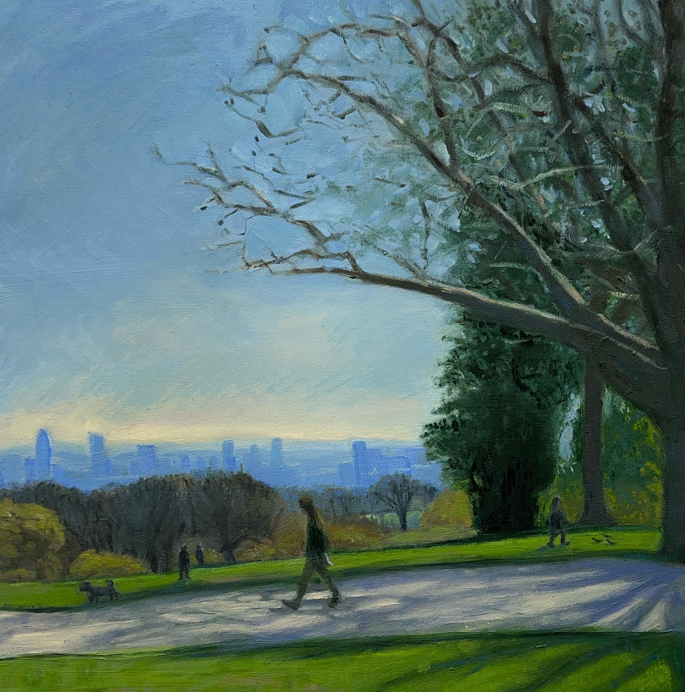 Sold- Hampstead Heath with the city skyline