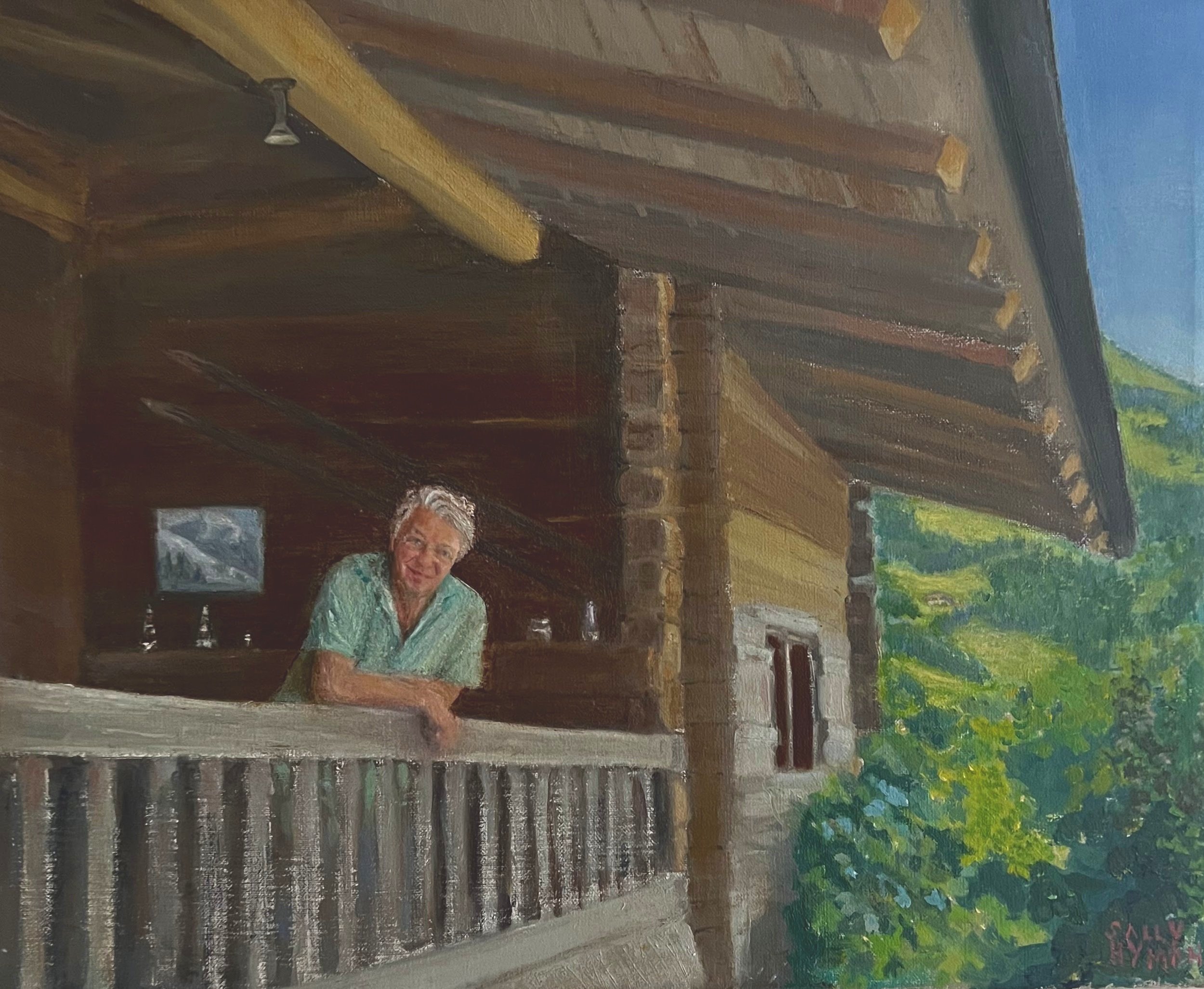 Portrait of Nick at his chalet