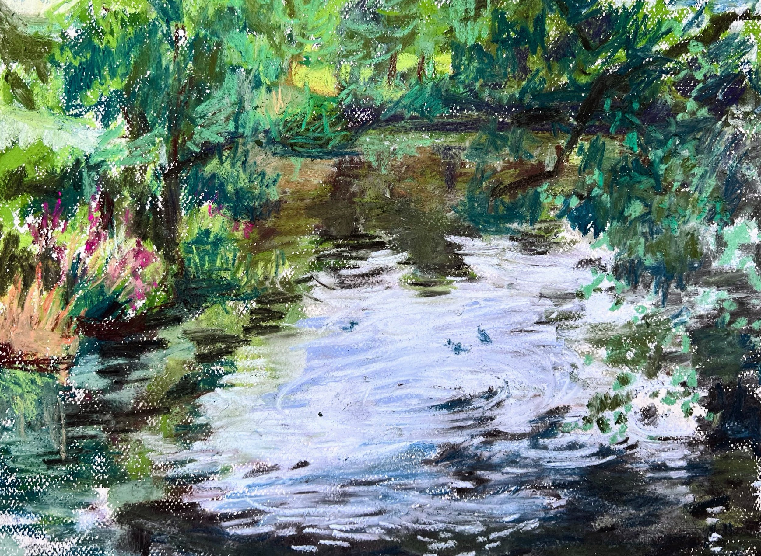  Pastel sketch of one done on Hampstead Heath 