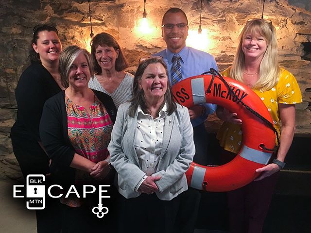 Escape rooms are a great team building opportunity for coworkers! This group from the @biltmoreestate office crushed it! 
#corporate #teambuilding