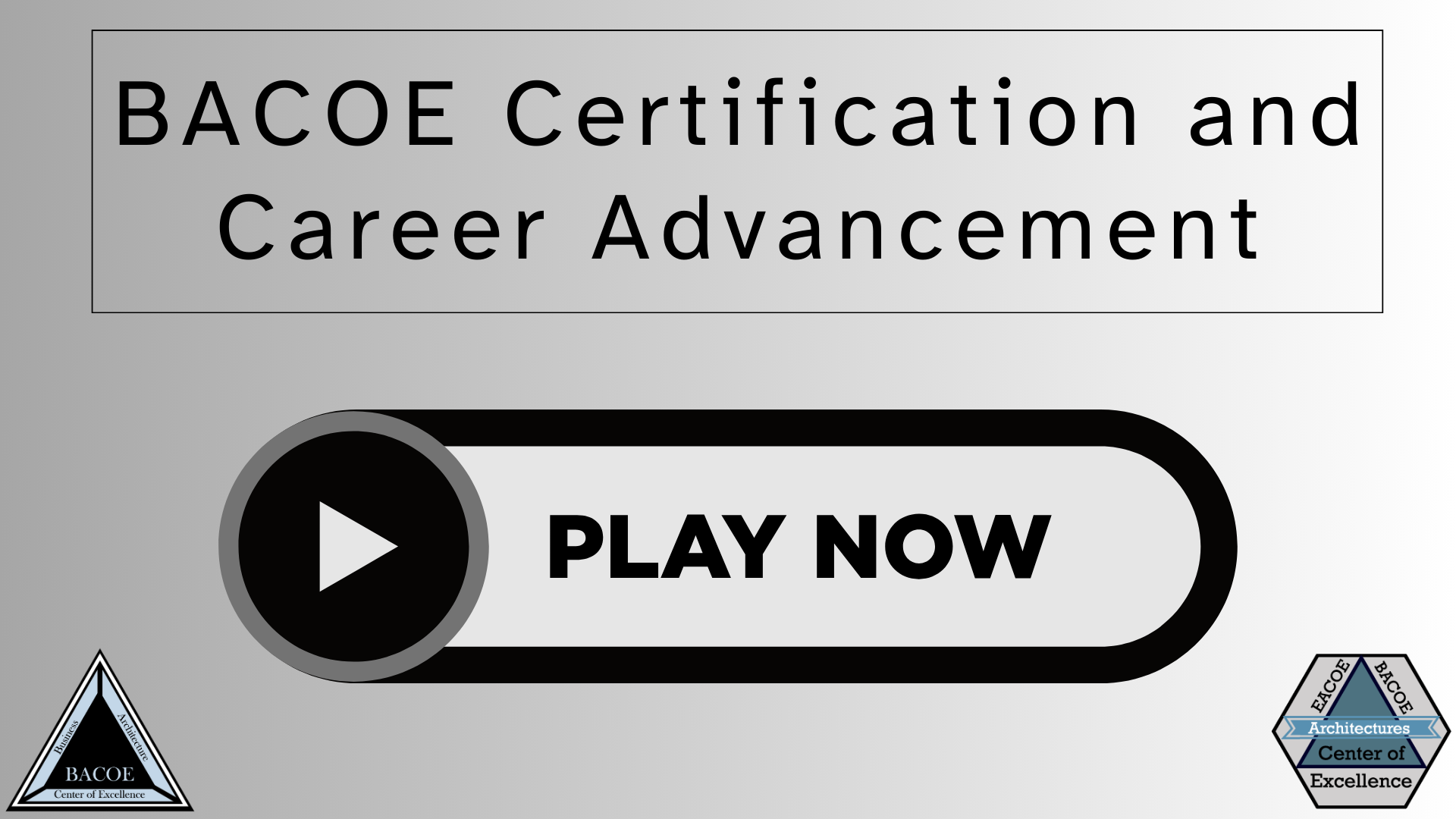 BACOE Certification and Career Advancement
