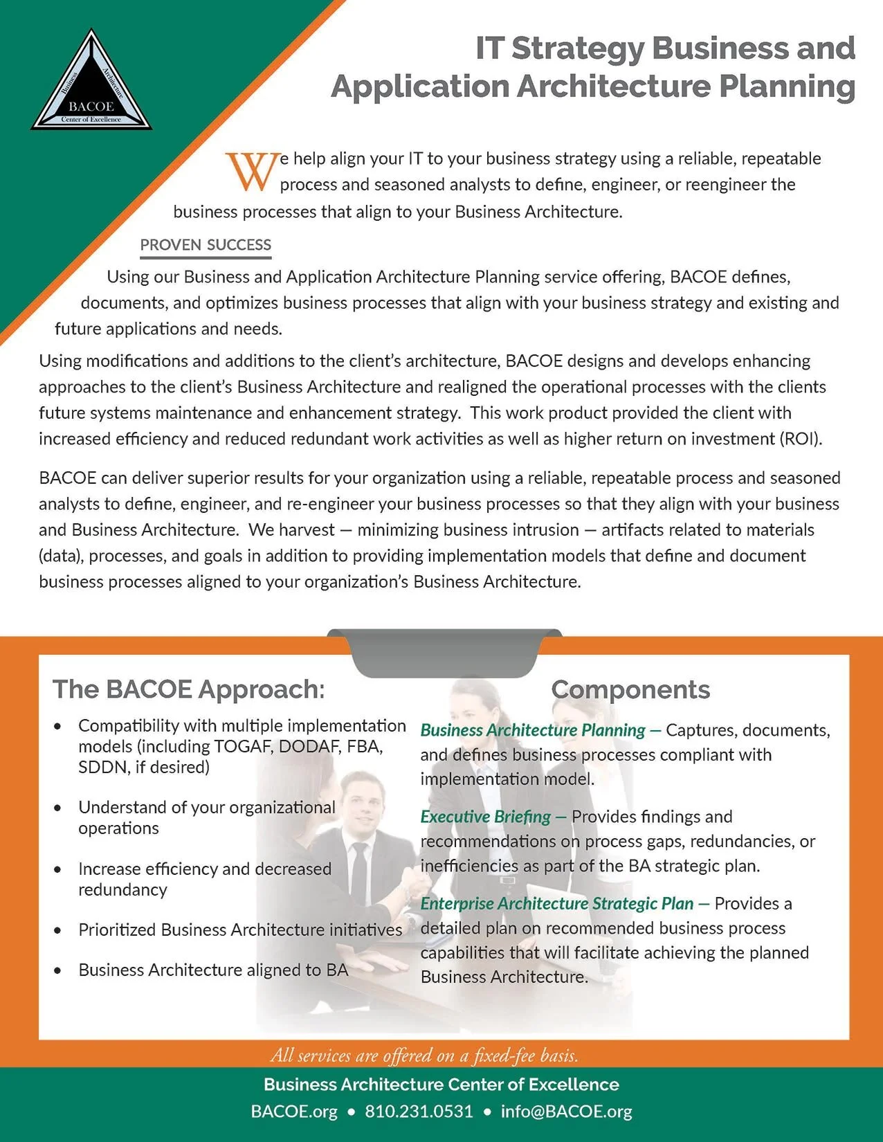 Business Architecture Consulting Services | BACOE