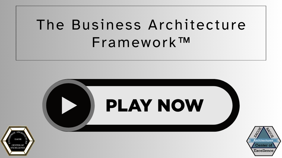 The Business Architecture Framework