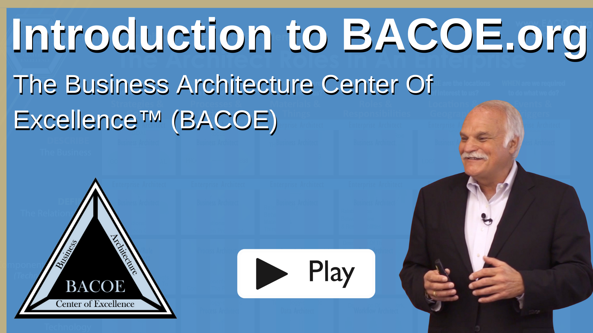 About BACOE | Business Architecture Center of Excellence