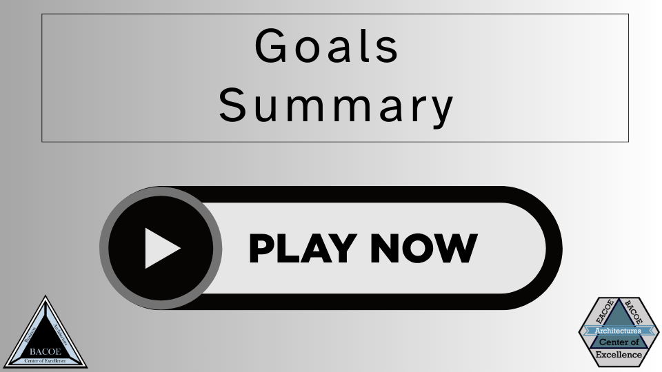 Goals Summary