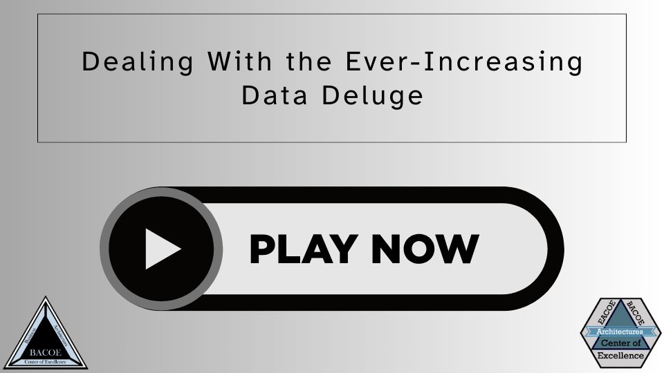 Dealing with the ever-increasing data deluge