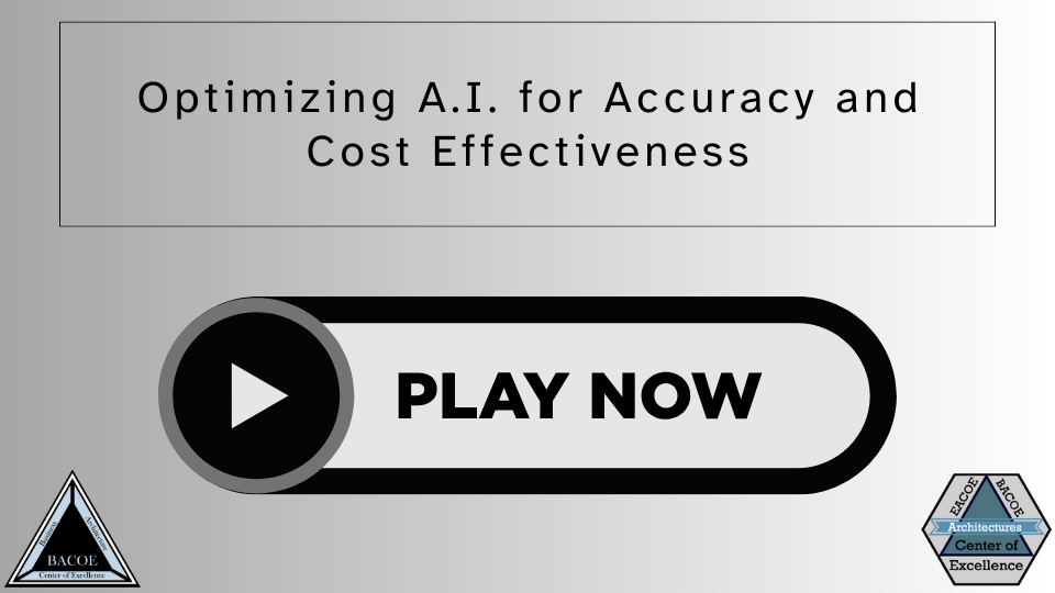 Optimizing A.I. for Accuracy and Cost Effectiveness
