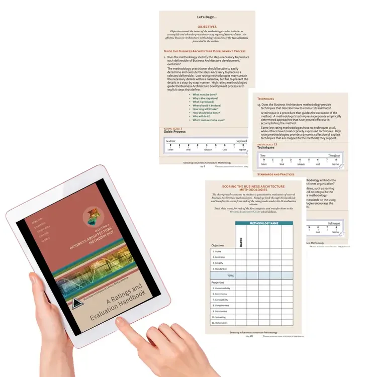 Evaluating Business Architecture Methodologies Handbooks