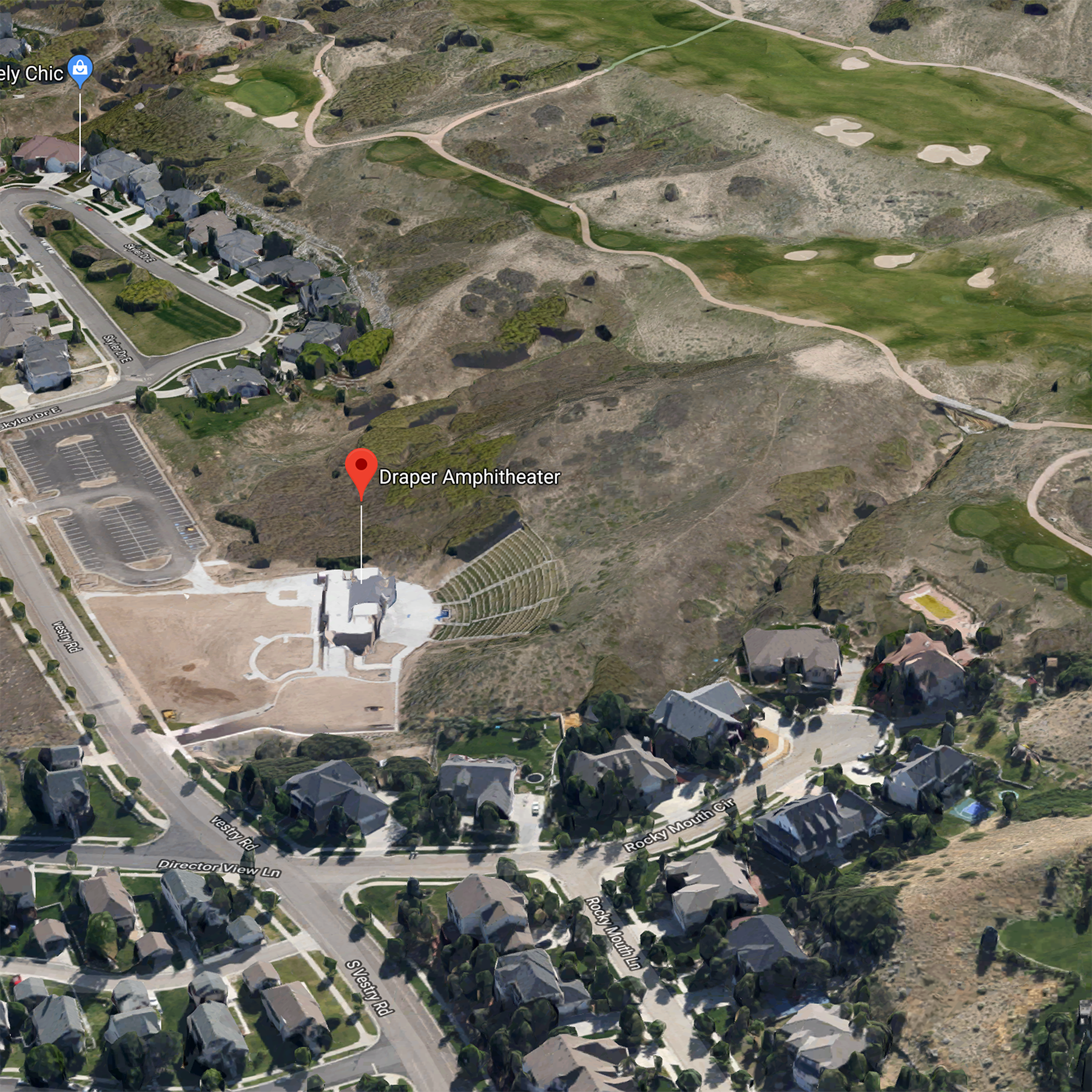 Draper Amphitheater From Above
