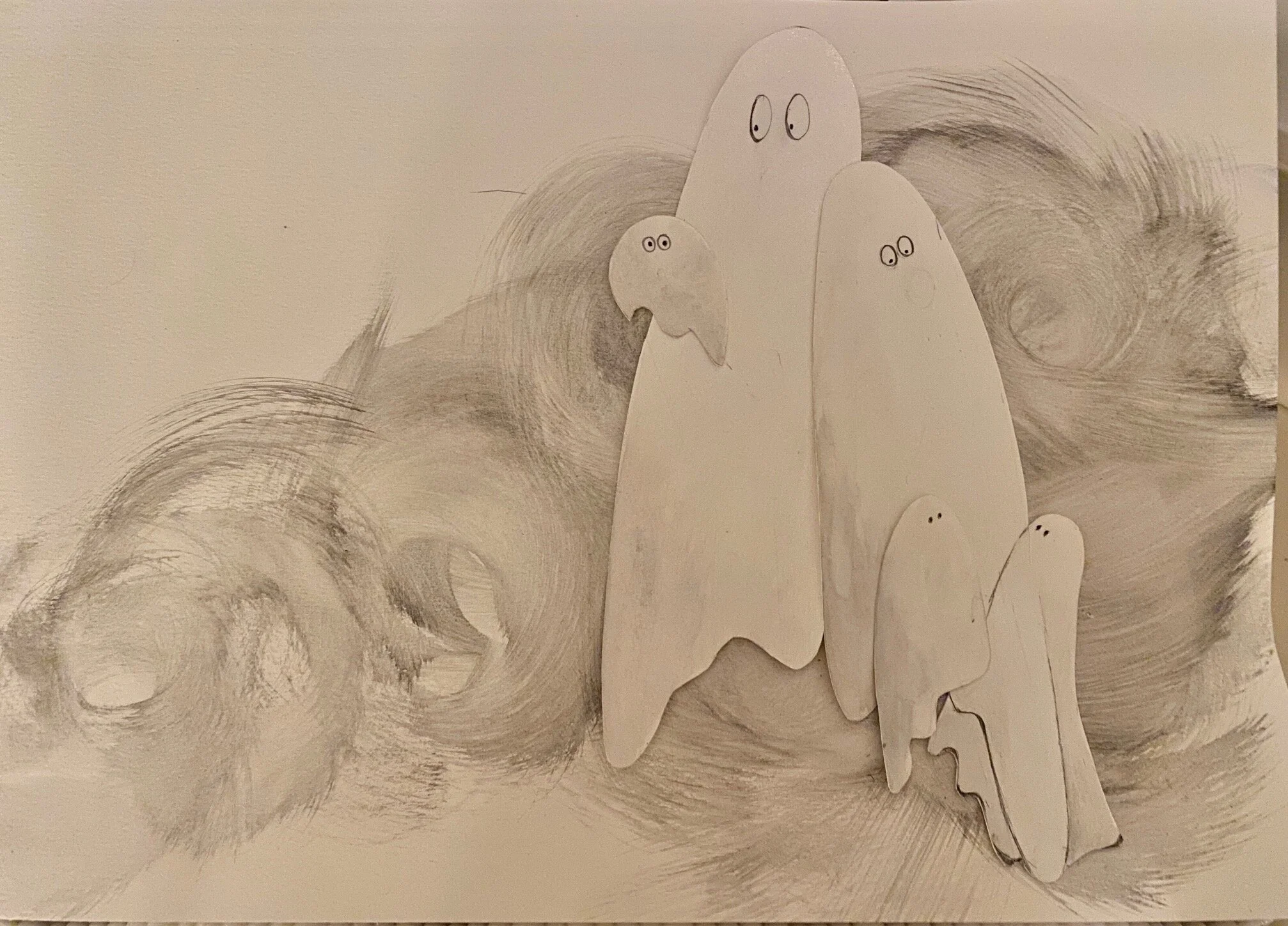 “Scary Small Ghost” Halloween Tote $25.00