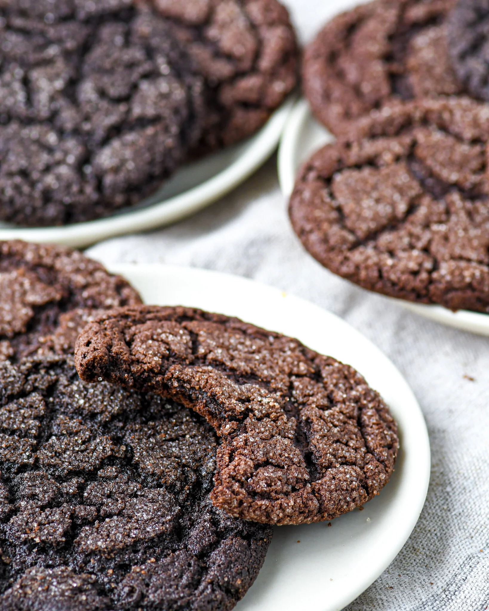 chewy chocolate sugar cookies — buttermilk