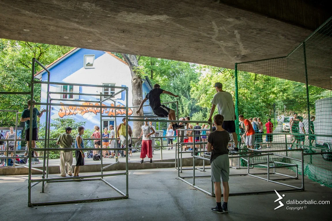 Parkour Park am Candidplatz München