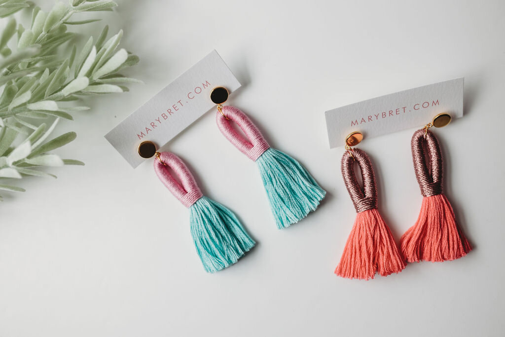 PINK/MINT PIPPA TASSEL