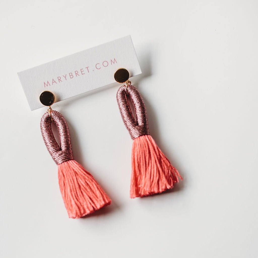 PINK SPARKLE PIPPA TASSEL