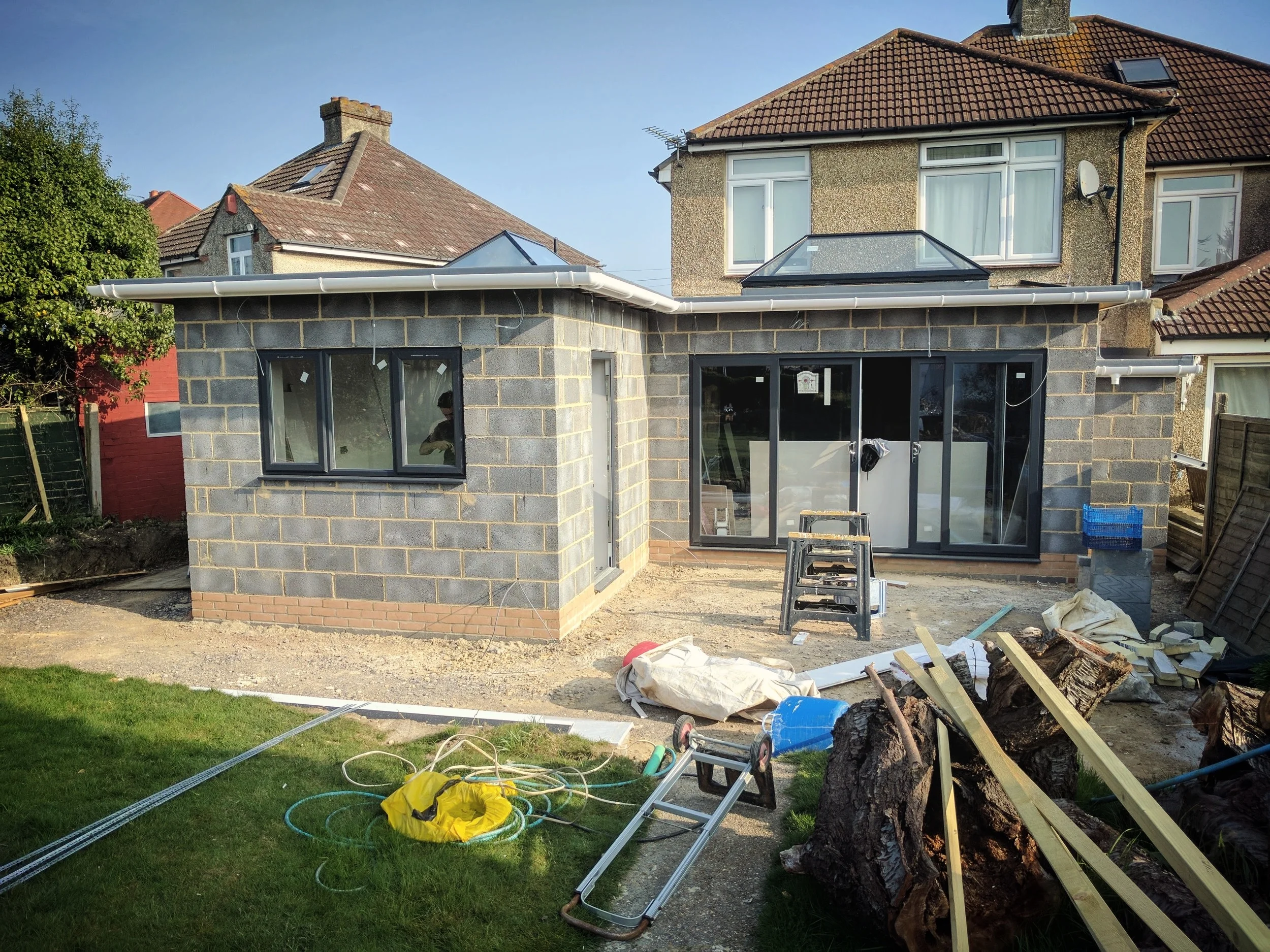 Large kitchen diner extension