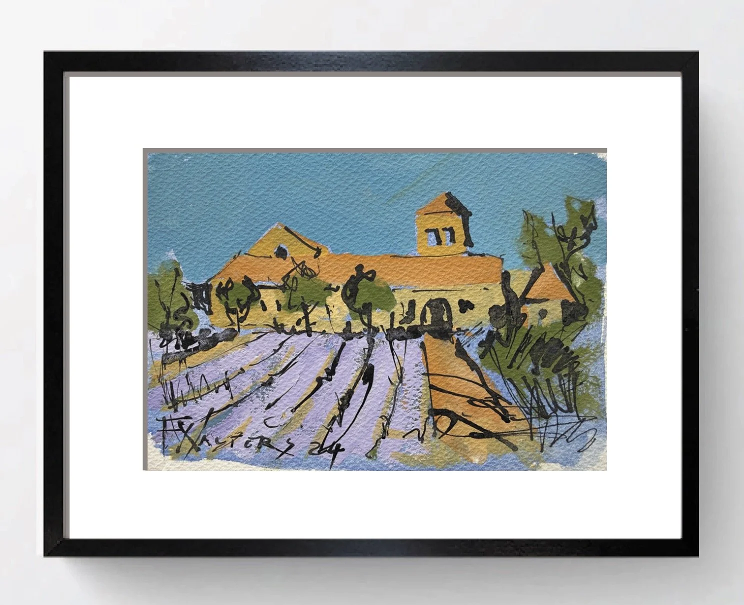 Gouache & Ink, something a bit different. It's about energy, not detail.