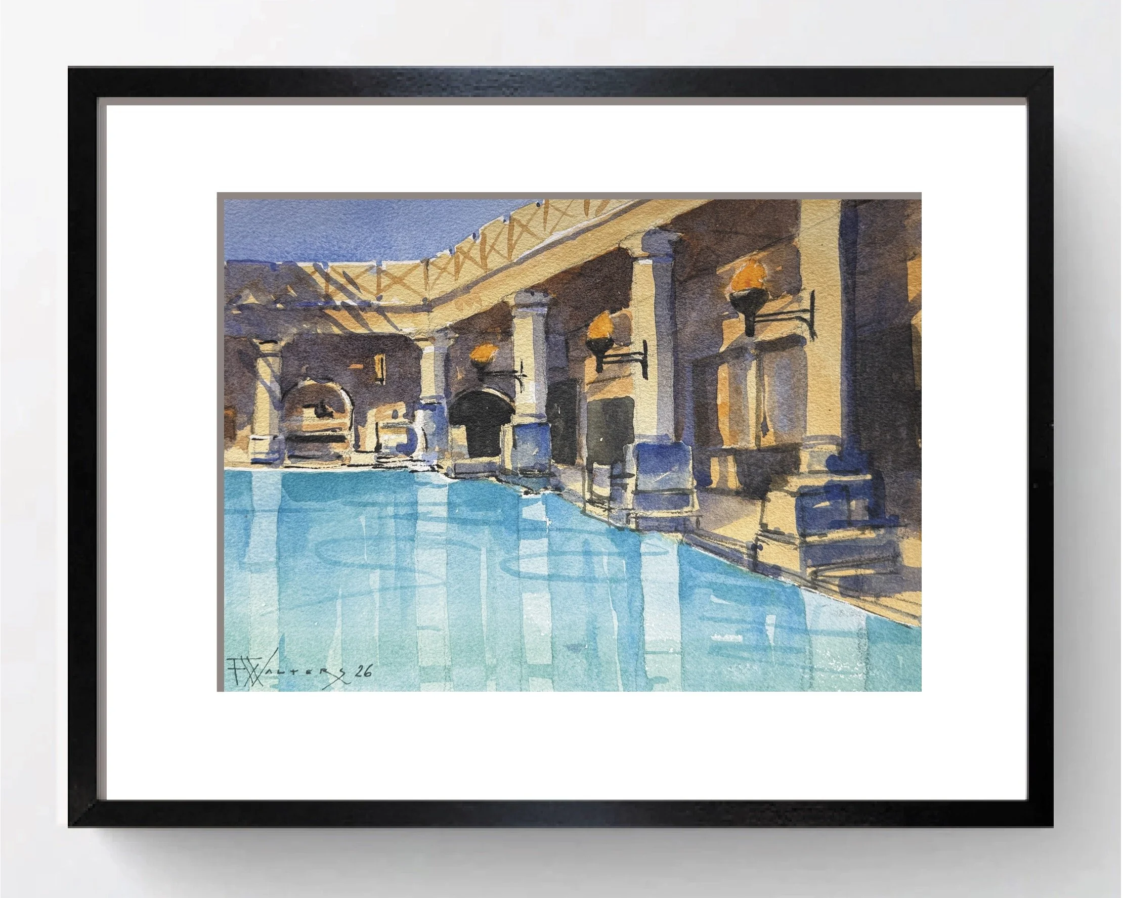 Roman Bath, Bath - Step-by-Step Artists & Illustrators Magazine