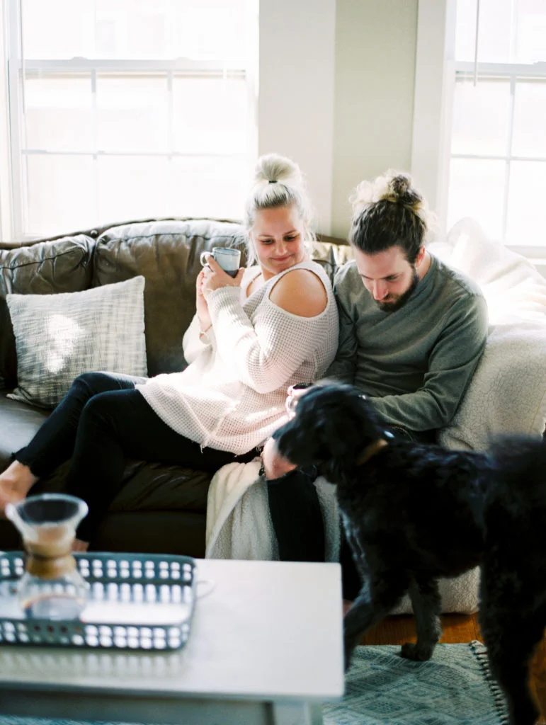Dallas At Home Lifestyle Session Engagement