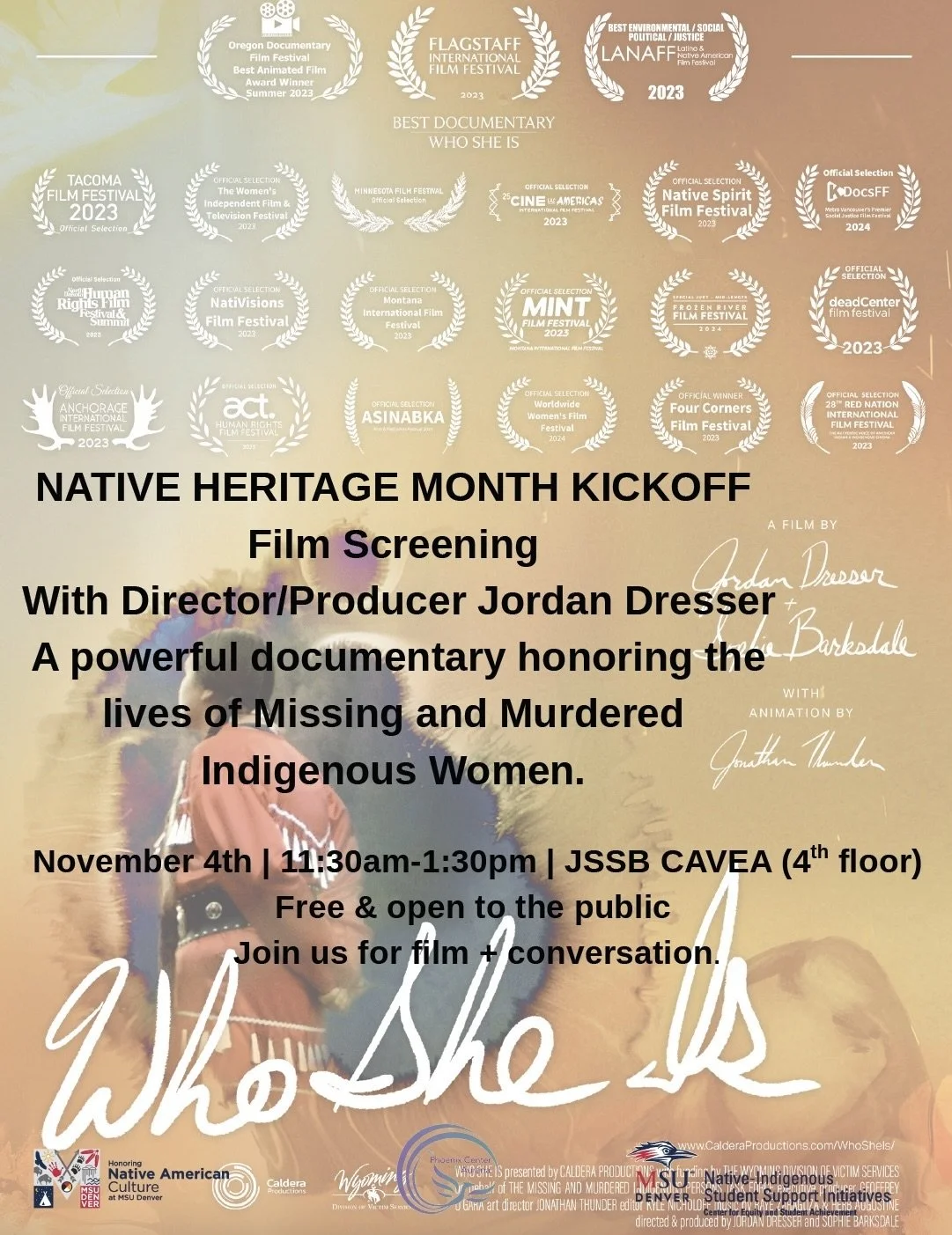 Native Heritage Month Kickoff - Film Screening