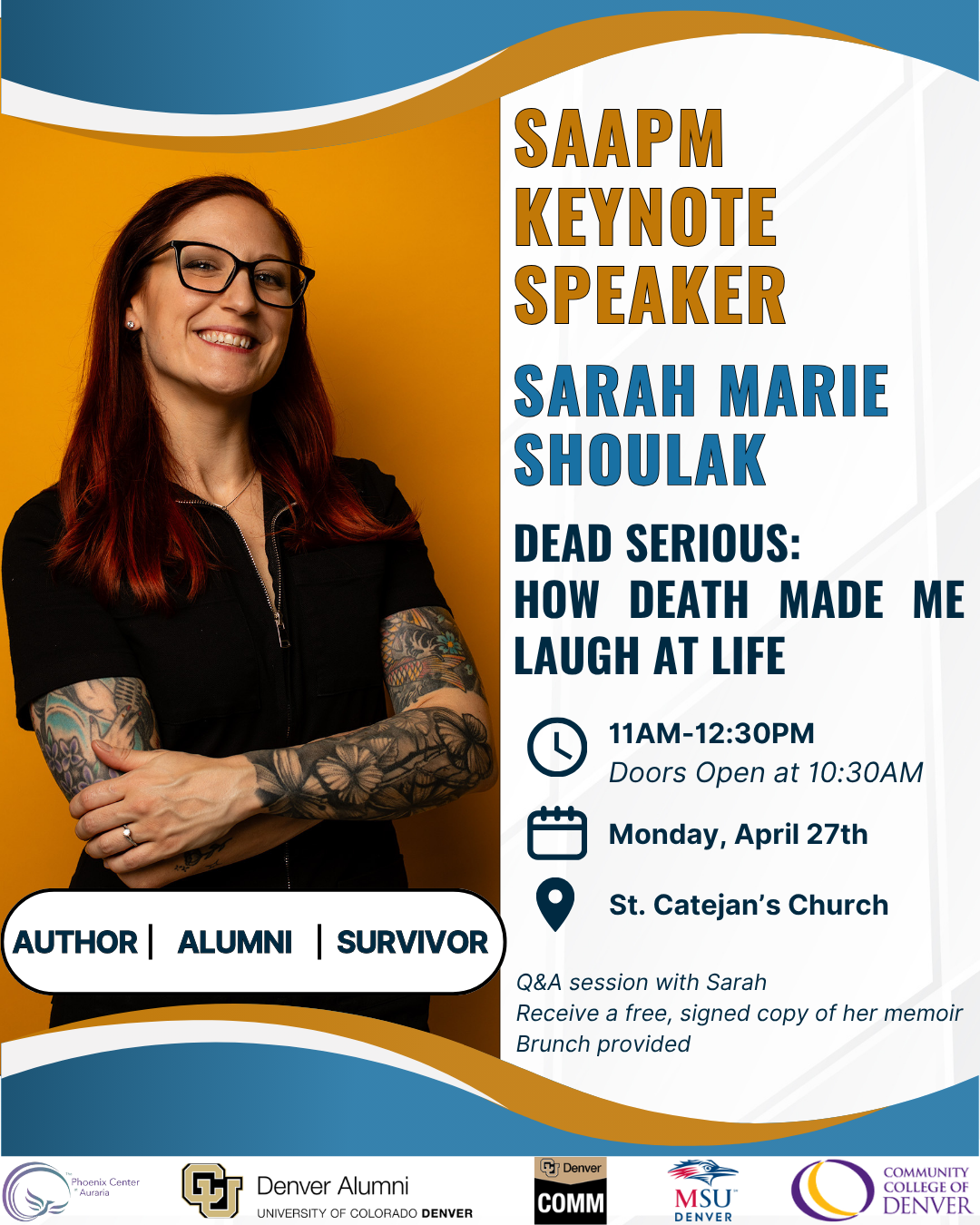 SAAPM Keynote Speech - Dead Serious: How Death Made Me Laugh at Life