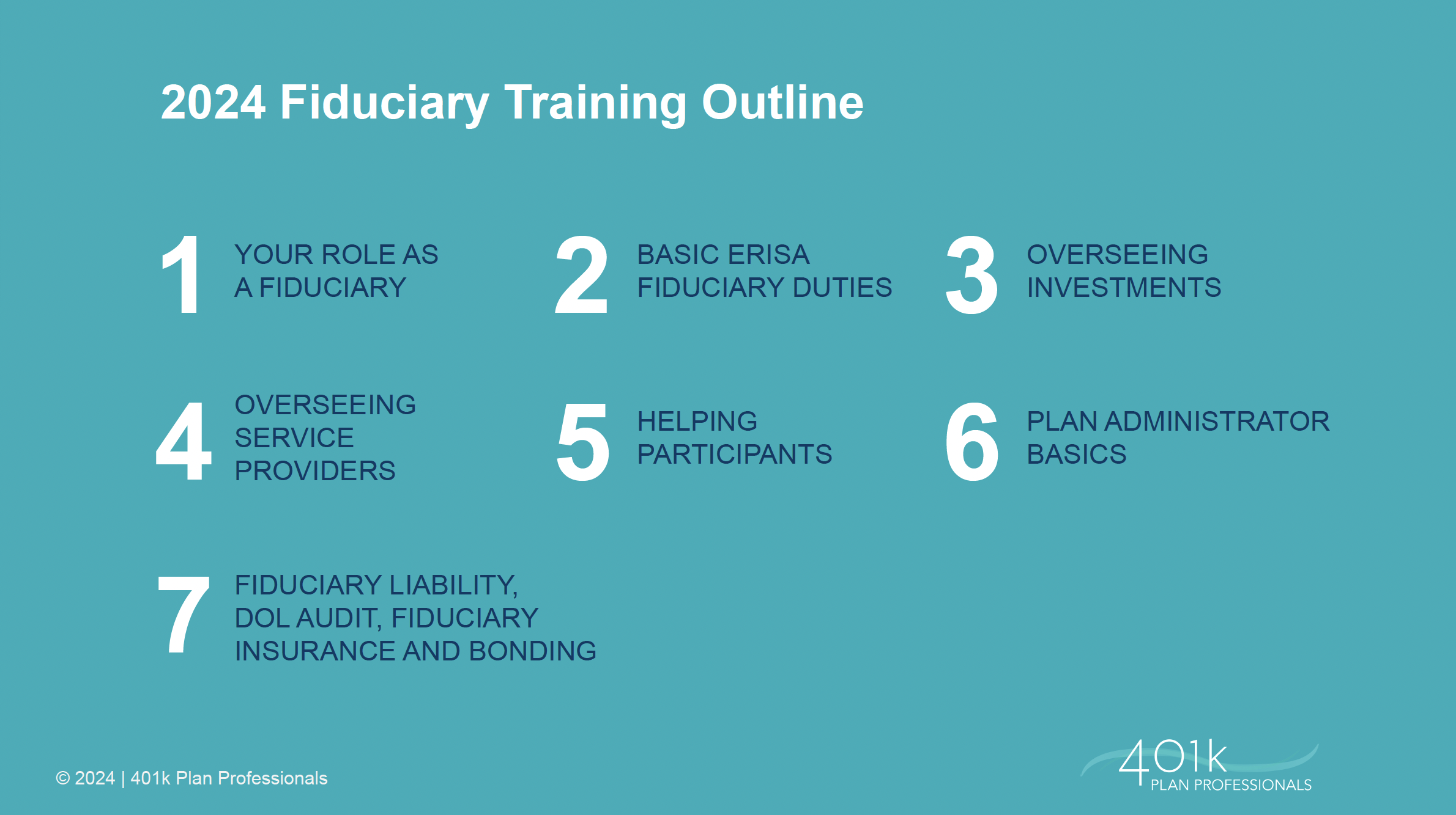2024 Fiduciary Training, On-Demand Recordings
