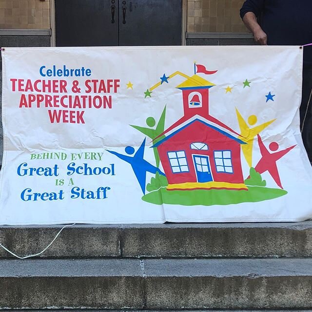 THANK YOU TEACHERS for doing one of the very hardest and most important jobs in all the land. We loved getting to serve up some ice cream to the appreciated teachers of Bellevue Elementary School today. Thank you to Ms. Vines for keeping her business