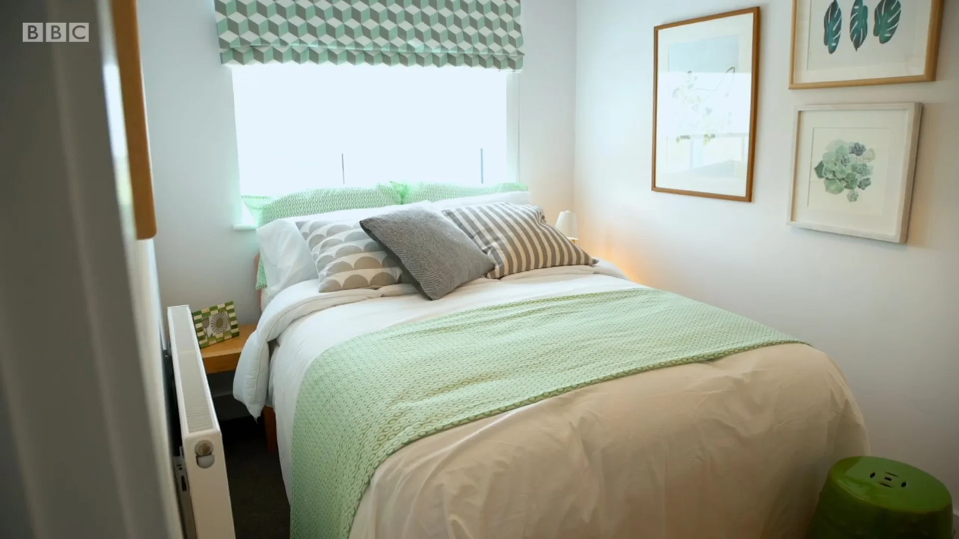 Double bed donated by Saymor Beds & Furniture