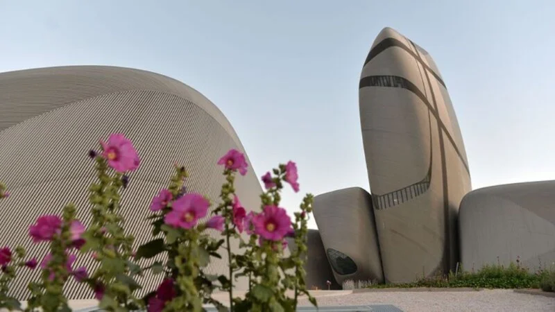 King Abdulaziz Center for World Culture is designed by Snøhetta . Courtesy Saudi Aramco.