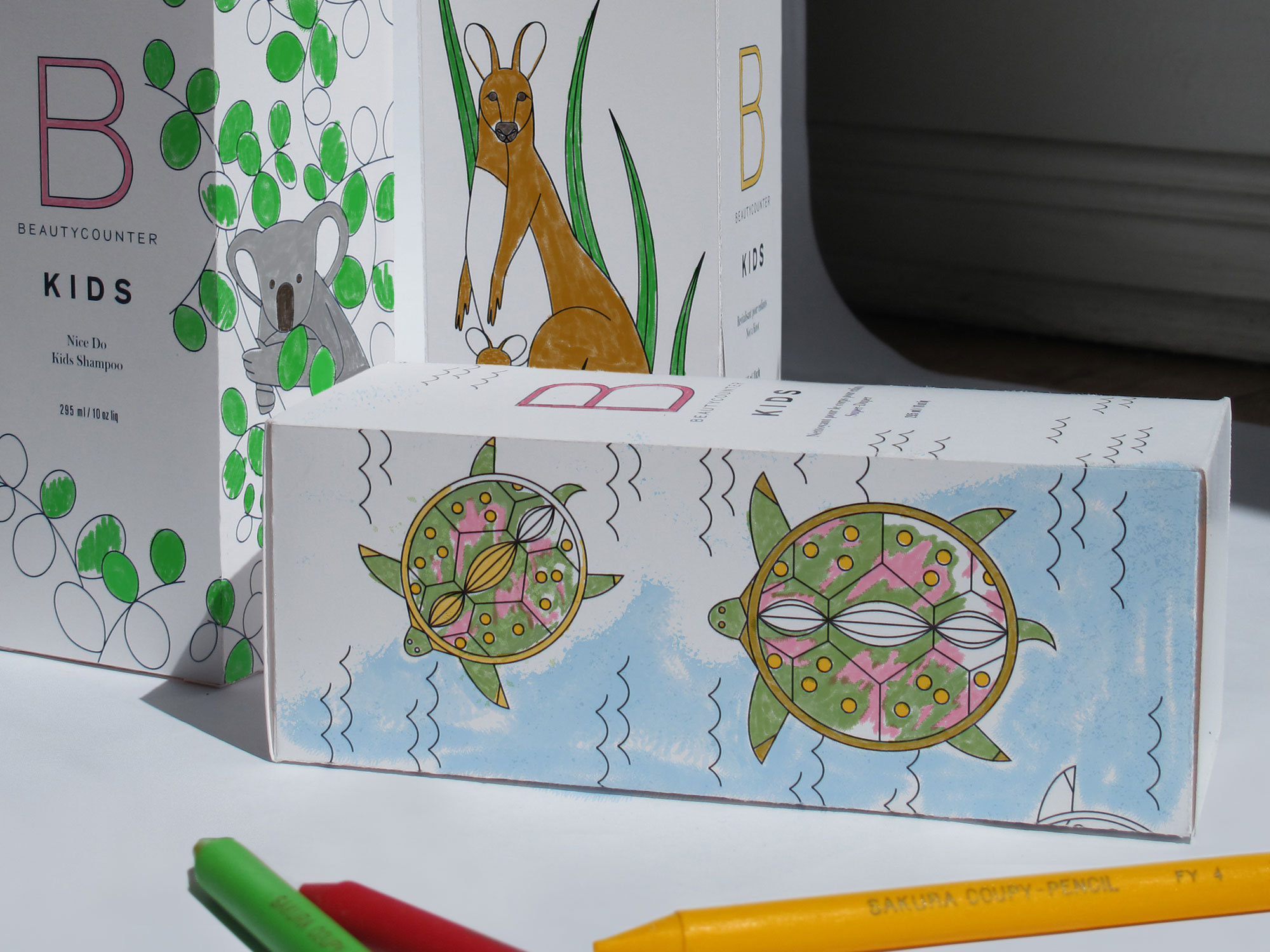 Proposal for limited edition Kids Shampoo, Conditioner and Body Wash packaging