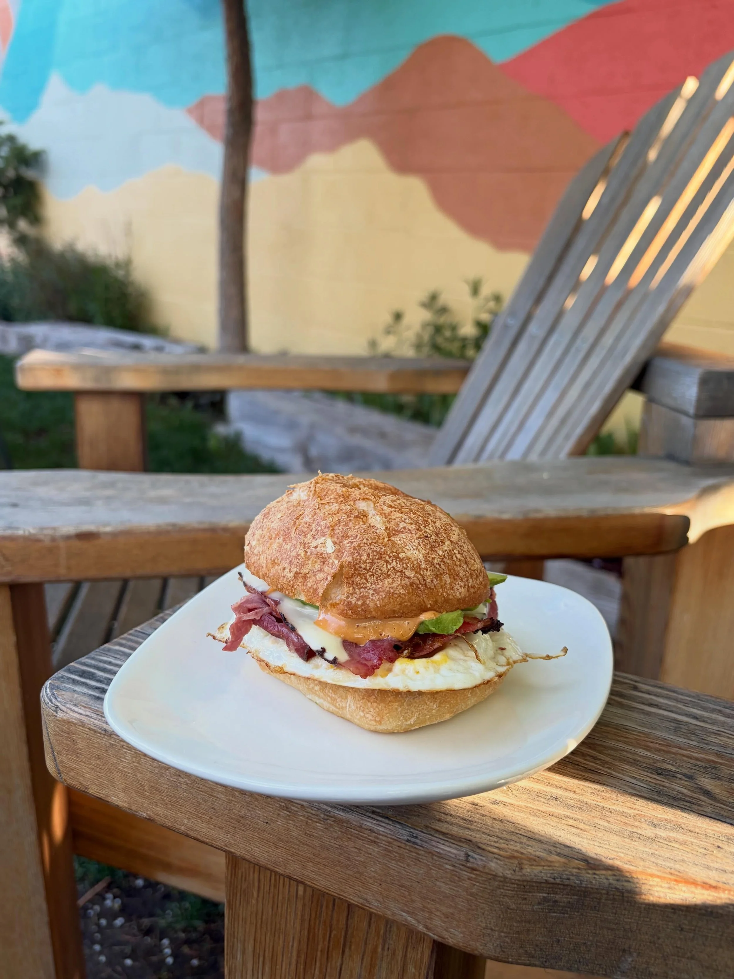 You&rsquo;ve asked for it! The pastrami slider is now here to stay. Choose it as your breakfast slider protein option. Sooo goood. 🤤#risedriggs #tetonvalleyidaho
