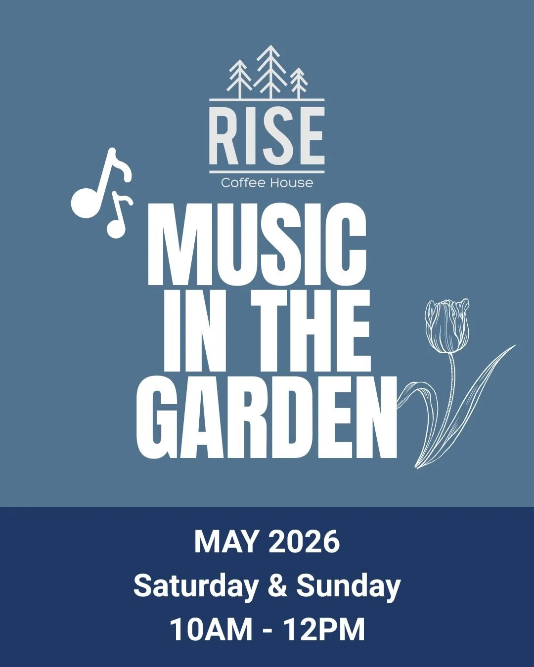 Music in the garden is back! Check out our socials each month to see the weekend line ups. We&rsquo;re starting off strong with so many of our local favorites. We hope to see you there. 

#risedriggs #livemusic #musicinthegarden