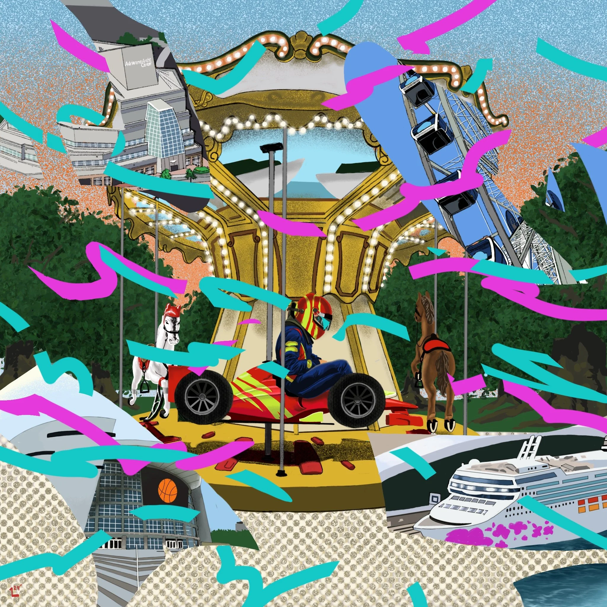 Downtown for F1/ Visit Miami