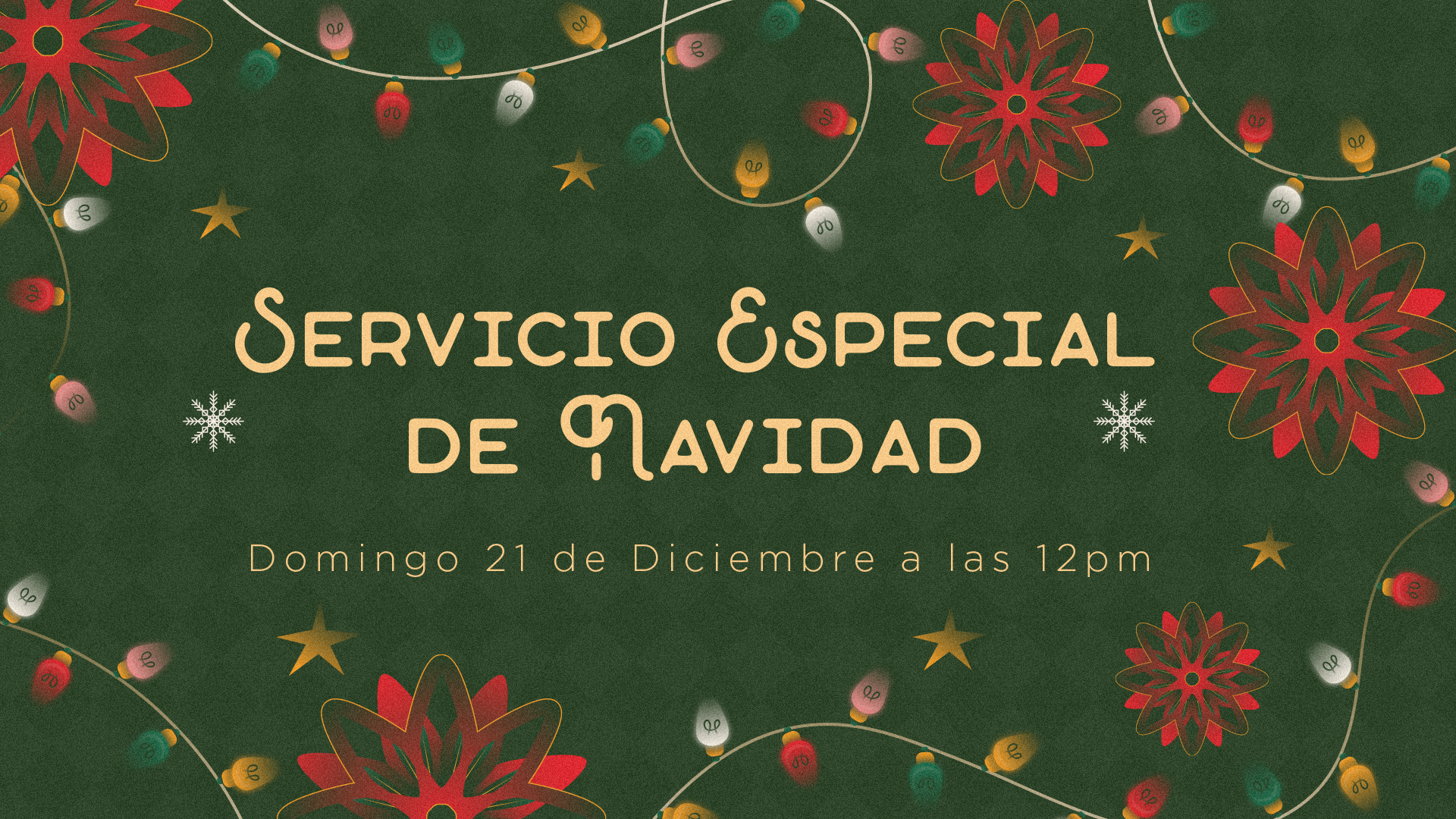 Servicio y Especial de Navidad