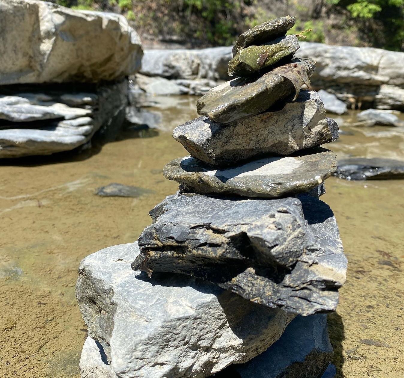 Rocks 
 
Have you ever seen these? 
My loved one used to build rock piles on the beach, and when we went hiking. In graduate school, we learned about Cairns as archetypes: rock piles that symbolize Hermes, the ancient Greek messenger god. The very fi