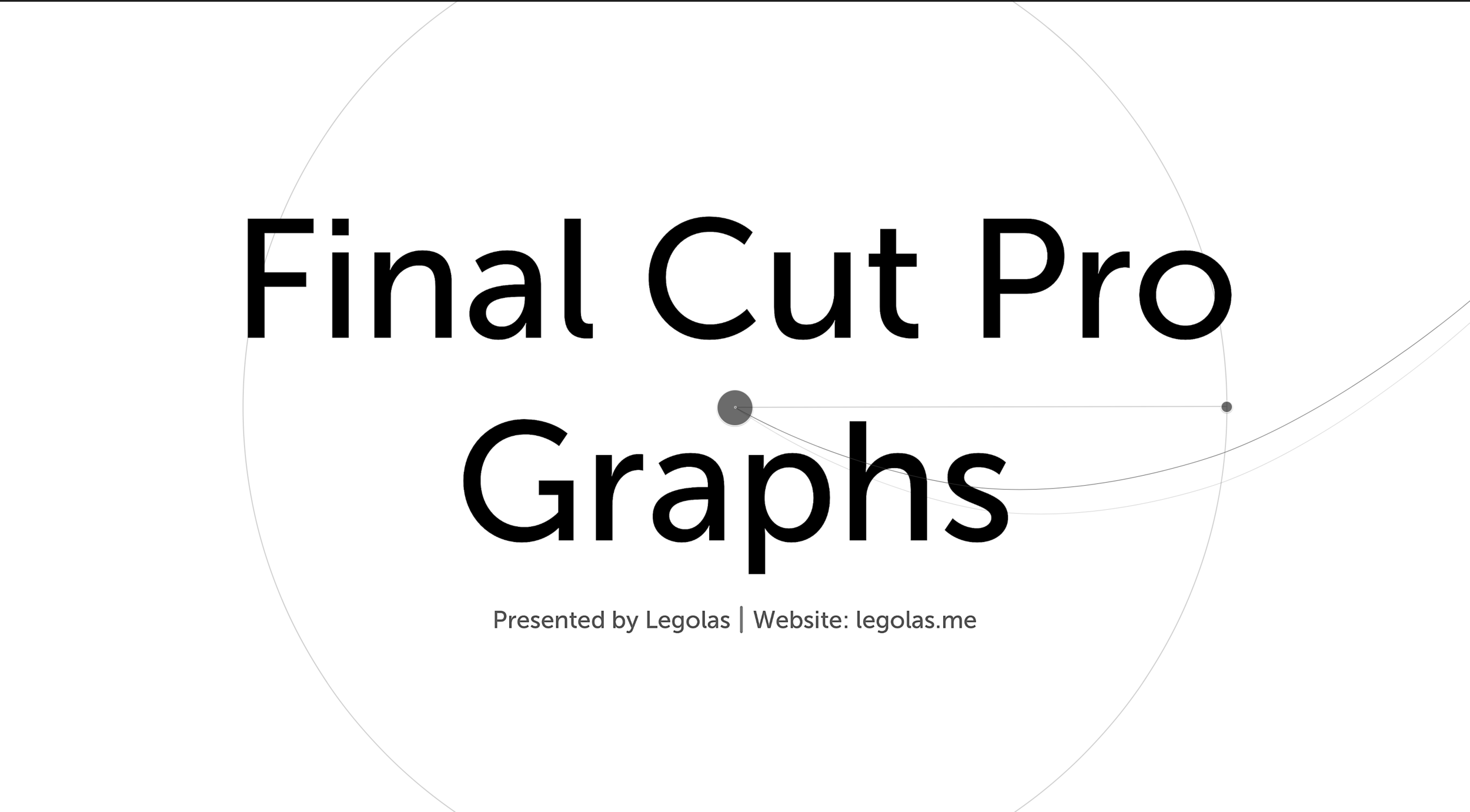 Final Cut Pro Graph