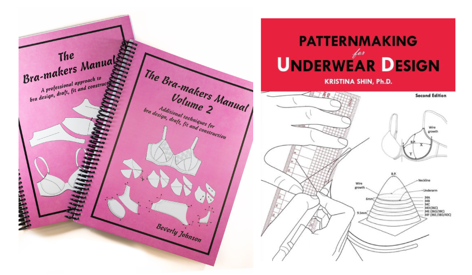 Bra Pattern Drafting Books Review: Shin vs Bra Makers Manual