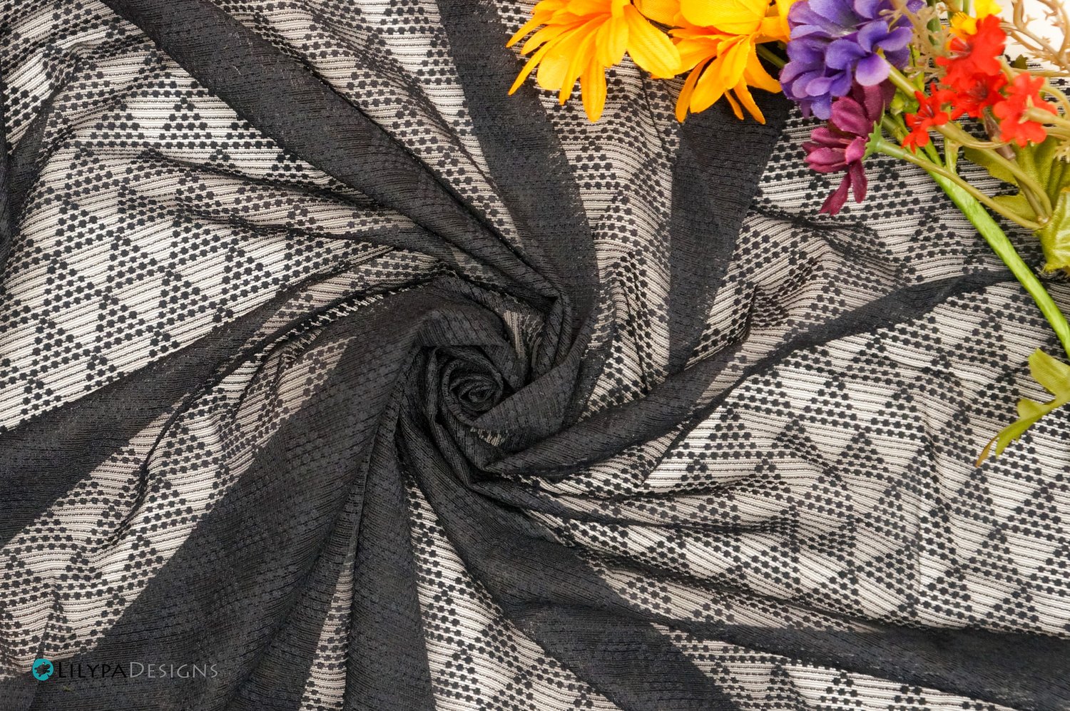 Knit Fabric - Triangle Stretch Mesh — LilypaDesigns