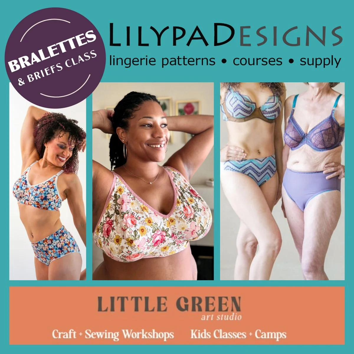 New In-Person Class - Bralettes &amp; Briefs