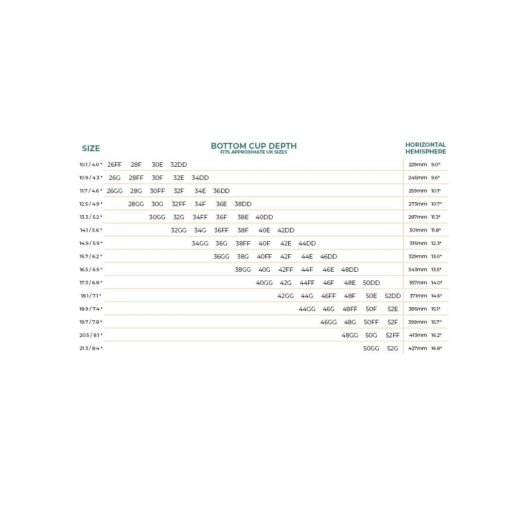 Updated Size Chart - PLUS